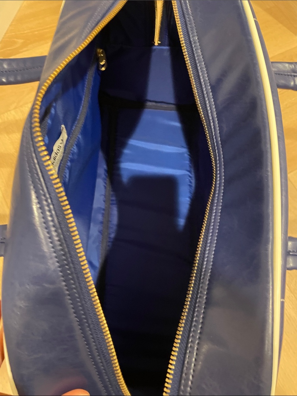 NWT adidas Large Bowling Bag Navy Blue- Very Rare and Unique - Weekender Bag - Picture 9 of 14